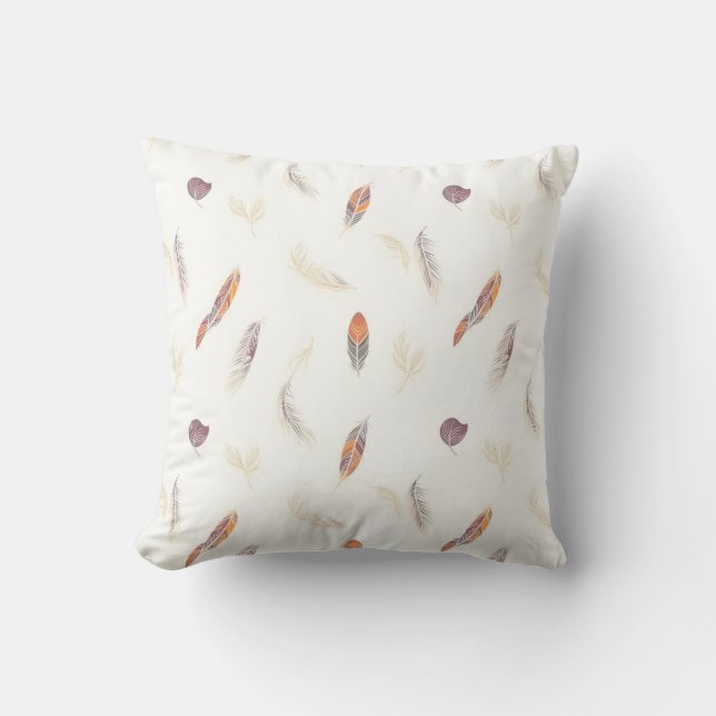 Coussin Plumes Tendance Collection Luxe Boho (Recto)