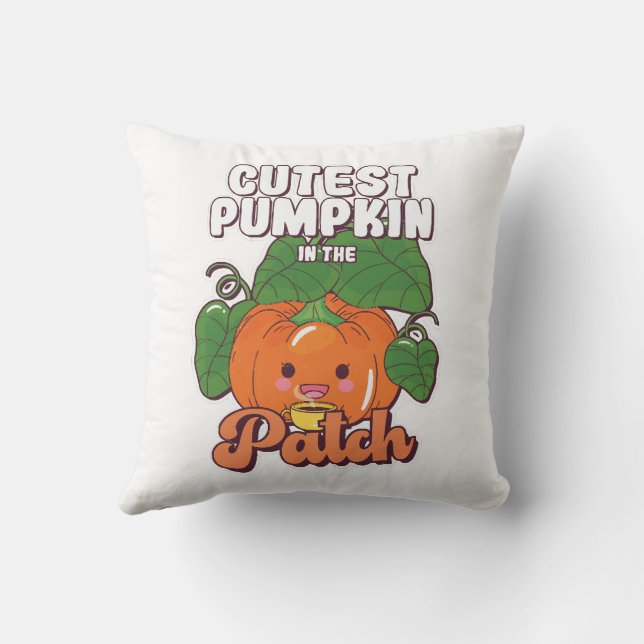 Coussin plus belle citrouille du jardin (Verso)