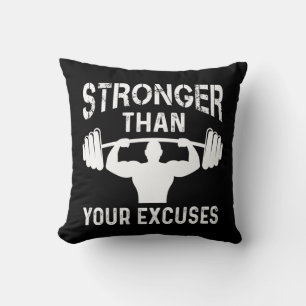 Coussin Plus Fort que Vos Excuses