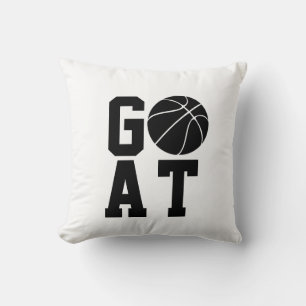 Coussin Plus grand Phrase de sport de basket-ball avec t