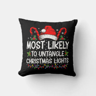 Coussin Plus susceptible de démêler les lumières de Noël a