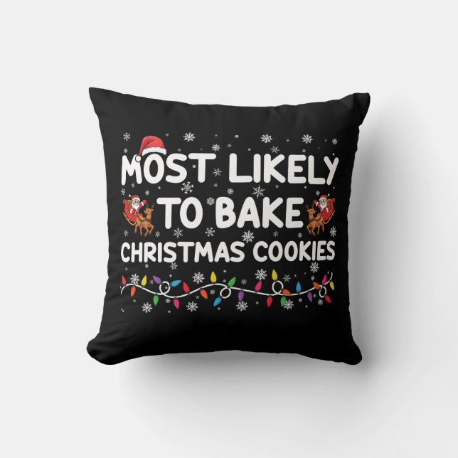Coussin Plus susceptible de faire cuire des biscuits de No (Recto)