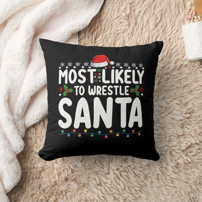 Coussin Plus susceptible de lutter contre le Père Noël Lut (Couverture)