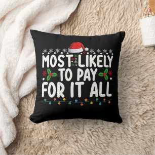 Coussin Plus Susceptible De Payer Pour Tout Noël En Famill