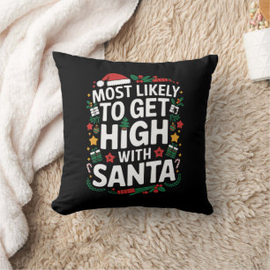 Coussin Plus susceptible de se défoncer avec le Père Noël 