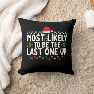 Coussin Plus susceptible d'être le dernier debout à Noël
