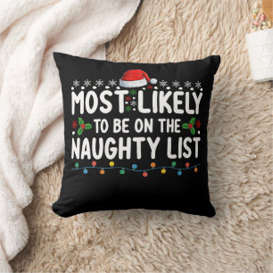 Coussin Plus susceptible d'être sur la liste vilain Noël