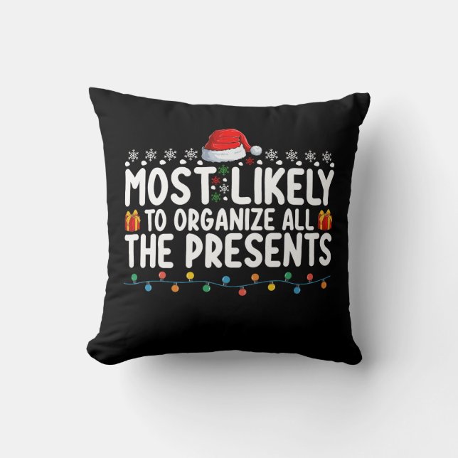 Coussin Plus susceptible d'organiser tous les cadeaux de N (Recto)