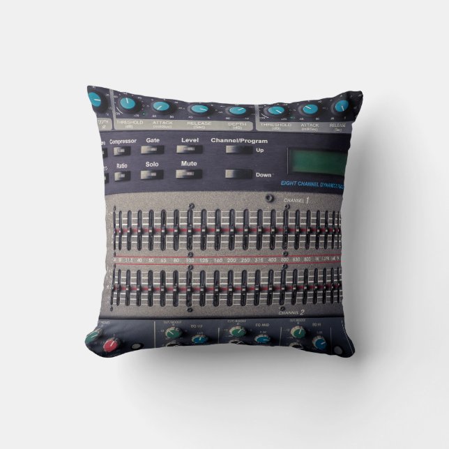 Coussin Plusieurs boutons Sound Mixer Studio (Recto)