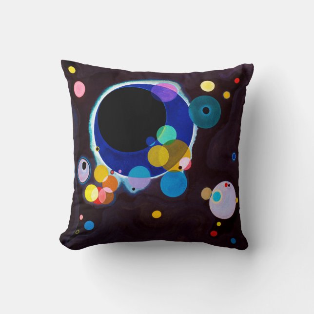 Coussin Plusieurs cercles, Wassili Kandinsky (Recto)