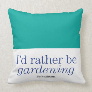 Coussin Plutôt fasse du jardinage