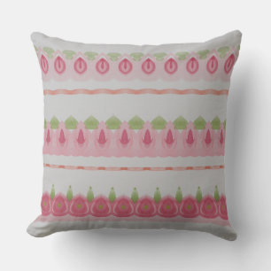 Coussin Plutôt Rose Et Vert