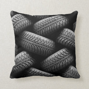 Coussin Pneus de voiture noirs