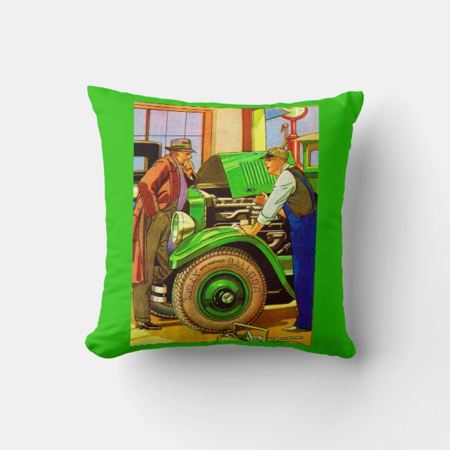 Coussin Pneus et impression de ballons Kelly Springfield 1 (Recto)