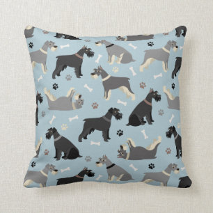Coussin Poches et os Schnauzer