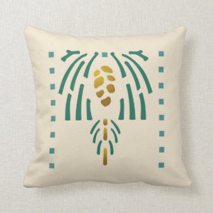 Coussin Pochoir de Pinecone