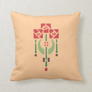 Coussin Pochoir rose de pendentif