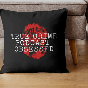 Coussin Podcast sur le crime réel observé