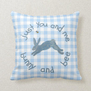 Coussin Poem Bunny Bee Bunnies Bees Baby 