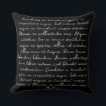 Coussin Poème de citation personnalisé vœux de mariage<br><div class="desc">Personnalisez ce coussin avec votre citation préférée,  poème ou vœux de mariage. Un cadeau spécial qui réchauffera le cœur pendant des années.</div>
