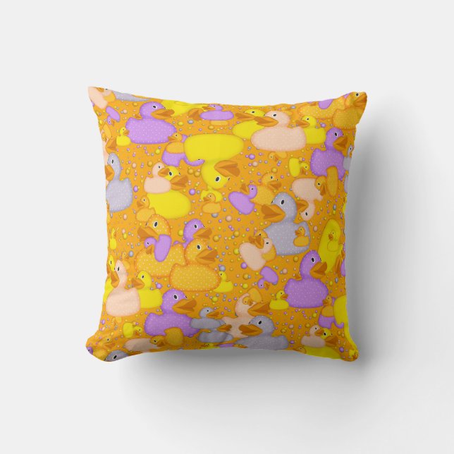 Coussin POIDS-N-POTS-Style-1-Orange-Sq JETTE (Recto)