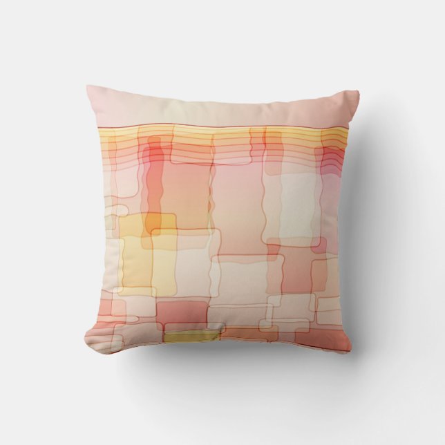 Coussin Poignée géométrique Abstraite américaine MoJo Pill (Recto)