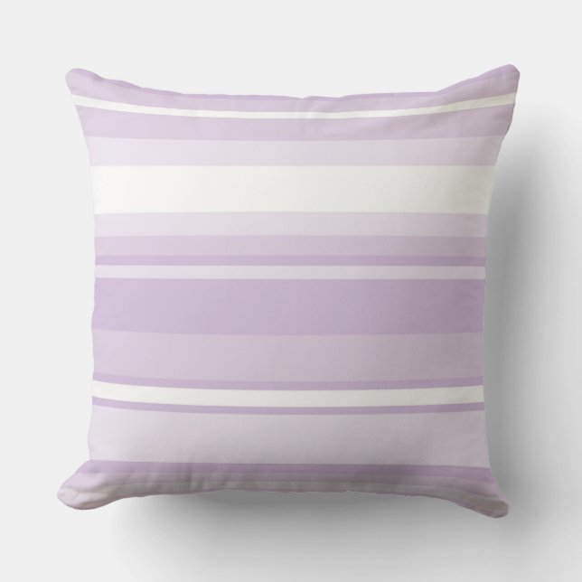 Coussin Poignée rayures violettes (Recto)