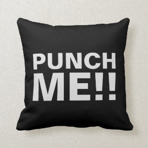 Coussin Poinçonnez-moi drôle