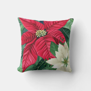 Coussin Poinsettia