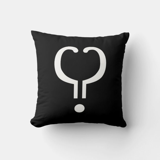 Coussin Point d'amour Ponctuation rare (Recto)