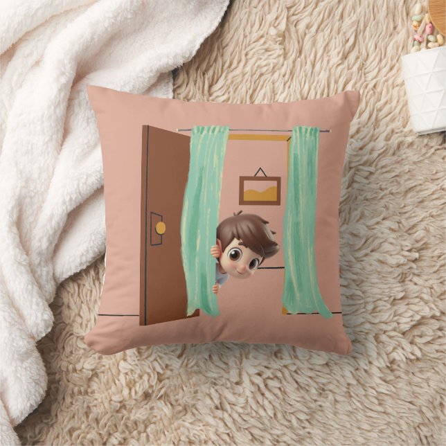 Coussin Point de vue de la joie - Enfance joueuse (Couverture)