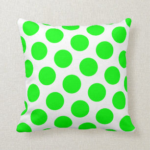 Coussin Point Polka Lime