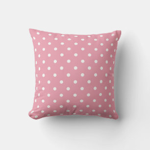 Coussin Point Polka rose