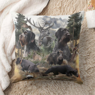 Coussin Pointer à poil dur allemand