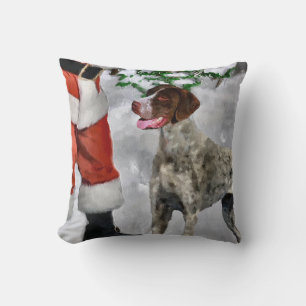 Coussin Pointeur court allemand Noël
