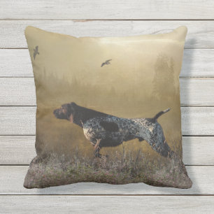 Coussin Pointeurs à cheveux courts allemands (GSP) boîte c