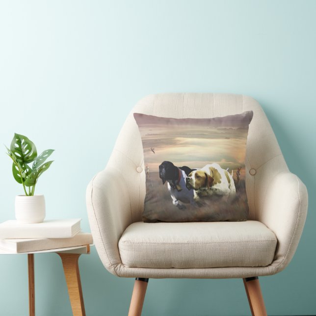 Coussin Pointeurs, Art (Chaise)