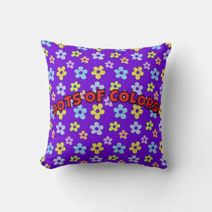COUSSIN POINTS DE COULEURS
