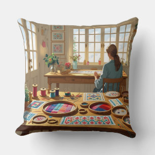 Coussin Points de Croix