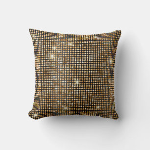 Coussin Points de Parties scintillant de glam Black and Go