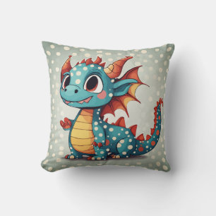 Coussin Points dragons