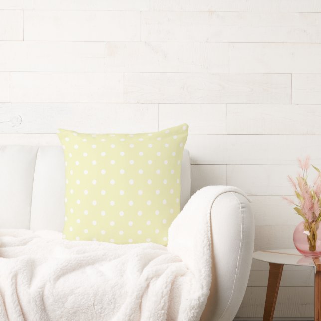 Coussin Points Jaunes Bébé (Canapé)