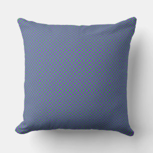 Coussin Points noirs et verts violets