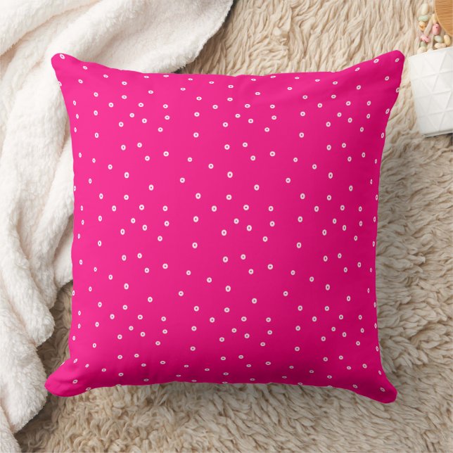 Coussin Points polis éparpillés délicats (Couverture)