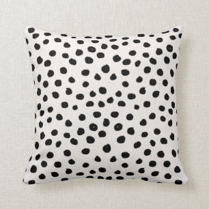 Coussin Points posters de animaux Noir Et Blanc Dalmatie