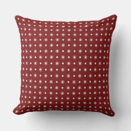 Coussin Points rouges et blancs