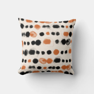 Coussin Pois Abstraits : Géométrie aquarelle.