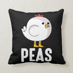 Coussin Pois chiches Légan Cute Poulet Bébé Pun