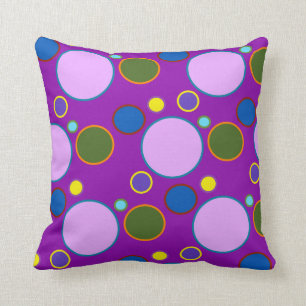 Coussin Pois coloré