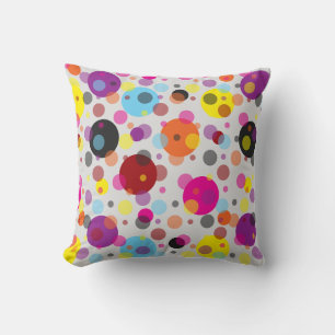 Coussin Pois coloré